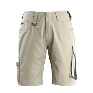 MASCOT® STUTTGART Shorts, HELLKHAKI/SCHWARZ (65% Polyester/35% BW, 270 g/m²)