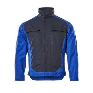 MASCOT® FULDA Arbeitsjacke, SCHWARZBLAU/KORNBLAU (65% Polyester/35% BW, 270 g/m²)
