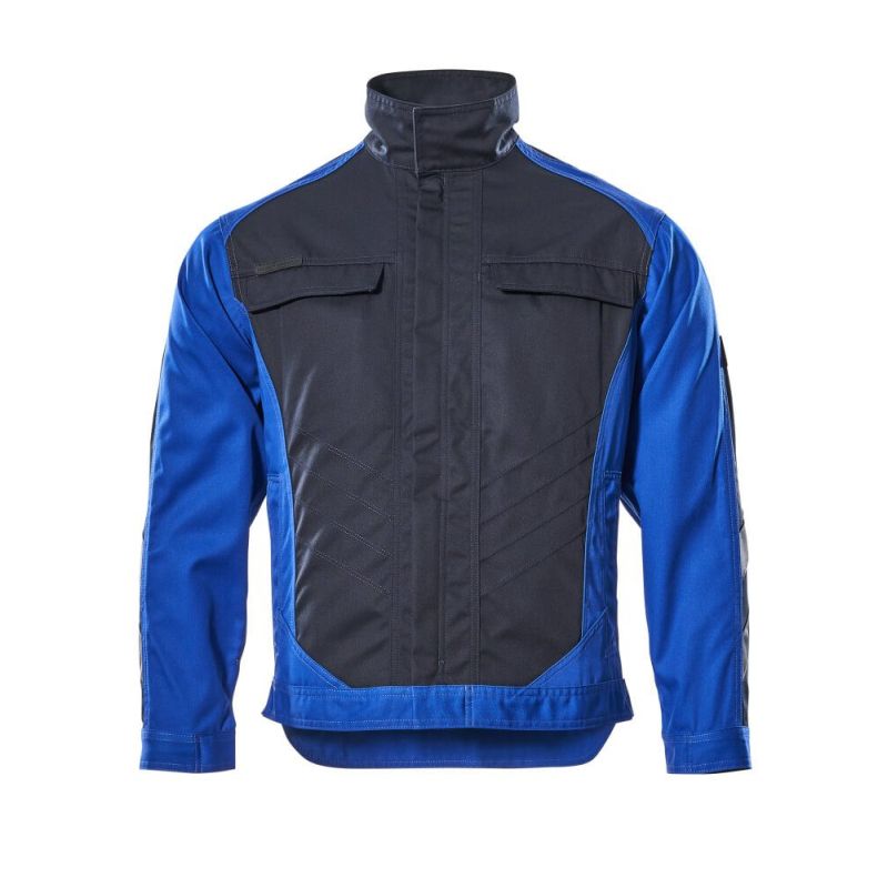 MASCOT® FULDA Arbeitsjacke, SCHWARZBLAU/KORNBLAU (65% Polyester/35% BW, 270 g/m²)
