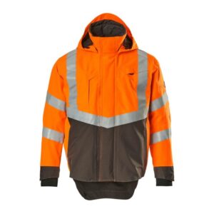 MASCOT® HARLOW Jacke, ORANGE/DUNKELANTHRAZIT (100% Polyester, 210 g/m²)