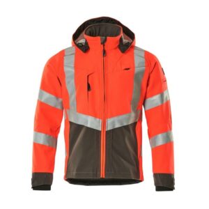 MASCOT® BLACKPOOL Soft Shell Jacke, ROT/ANTHRAZIT (100% Polyester, 360 g/m²)