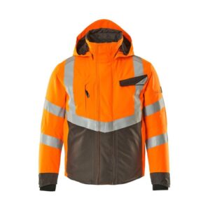 MASCOT® HASTINGS Pilotjacke, ORANGE/DUNKELANTHRAZIT (100% Polyester, 210 g/m²)