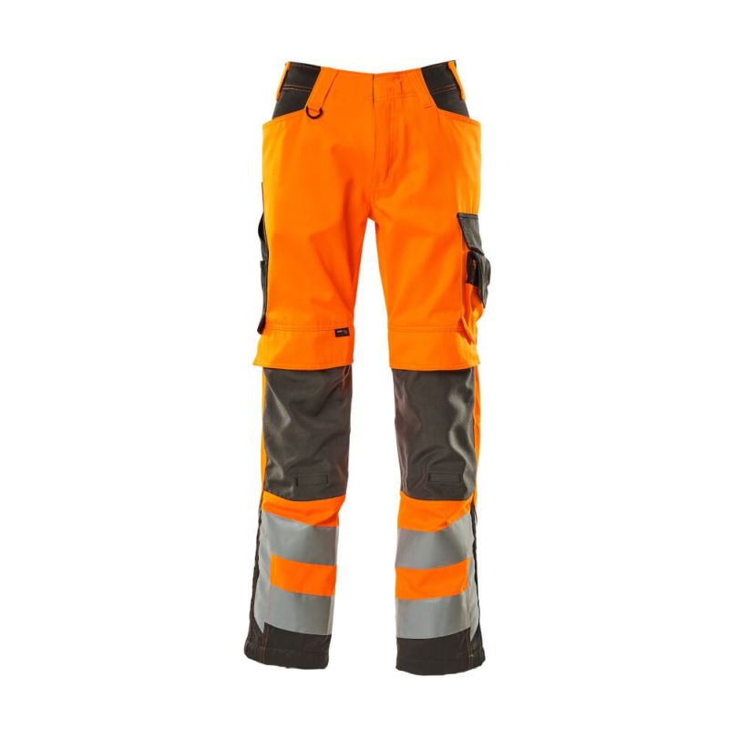 MASCOT® KENDAL Hose, ORANGE/DUNKELANTHRAZIT Teflon®-behandelt (65% Polyester/35% BW, 290 g/m²)