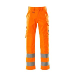 MASCOT® GERALDTON Hose m. Knietaschen, HI-VIS ORANGE (65% Polyester/35% BW, 290 g/m²)