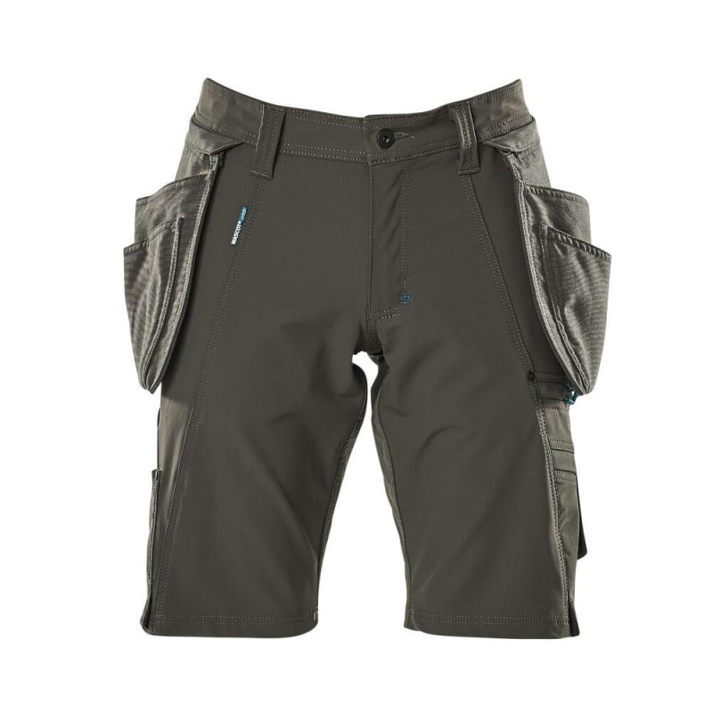 MASCOT® ADVANCED Shorts mit Hängetaschen, DUNKELANTHRAZIT ( 93%Nylon/7% Elasthan, 250g/m²