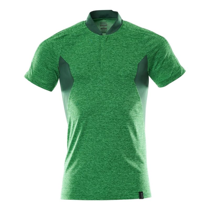 MASCOT® Accelerate Polo-Shirt, COOLMAX®PRO,moderne Passform grasgrün/grün