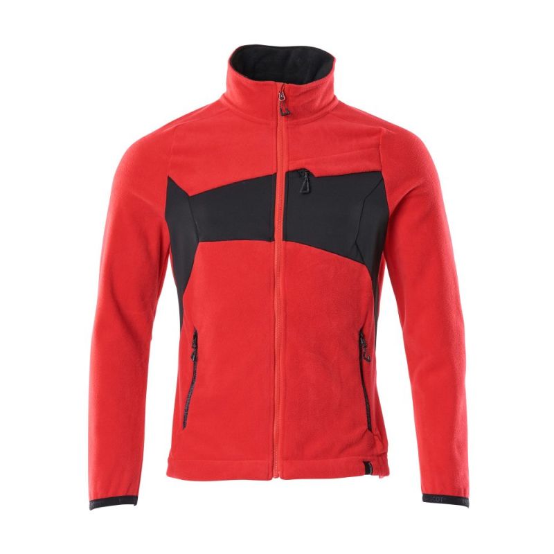 MASCOT® Accelerate Fleecejacke mit Antipilling verkehrsrot/schwarz