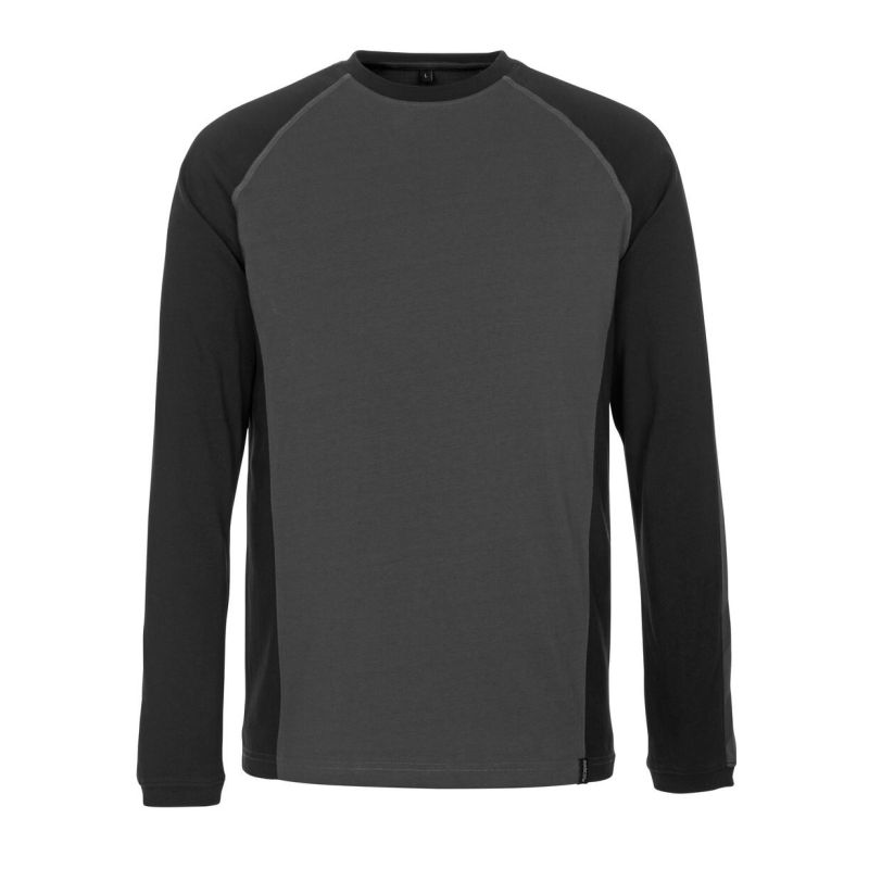 MASCOT® BIELEFELD T-Shirt, DUNKELANTHRAZIT/SCHWARZ (60% BW, 40% Polyester/ 195 g/m²)