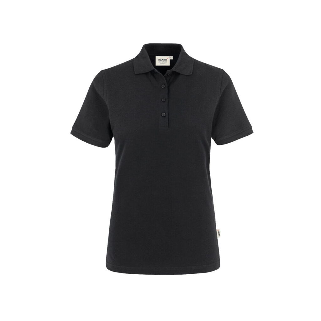 Women-Poloshirt Classic, SCHWARZ (100% BW/ 200 g/m²)