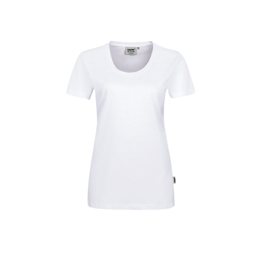 Women-T-Shirt Classic, WEISS (100% BW/ 160 g/m²)