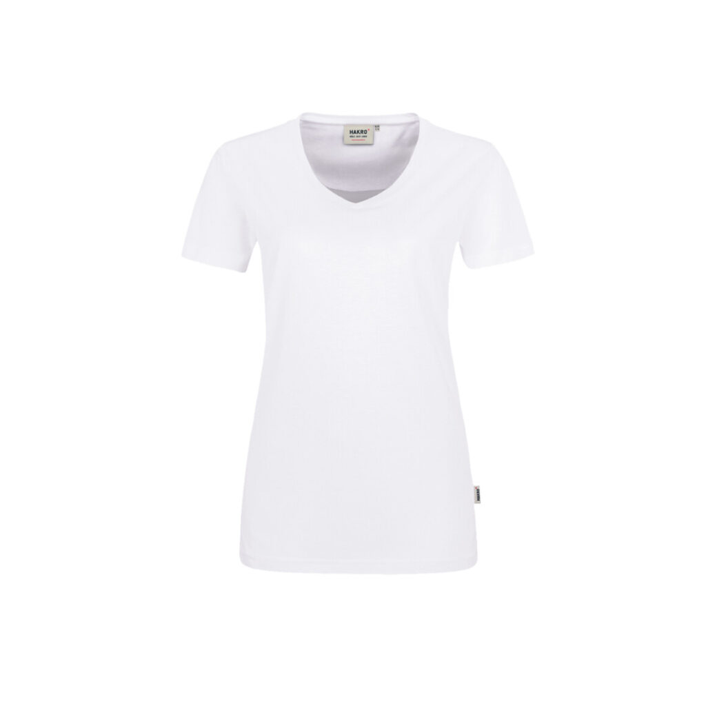 Women-T-Shirt Performance, WEISS (50% BW/50% Polyester, 160 g/m²)
