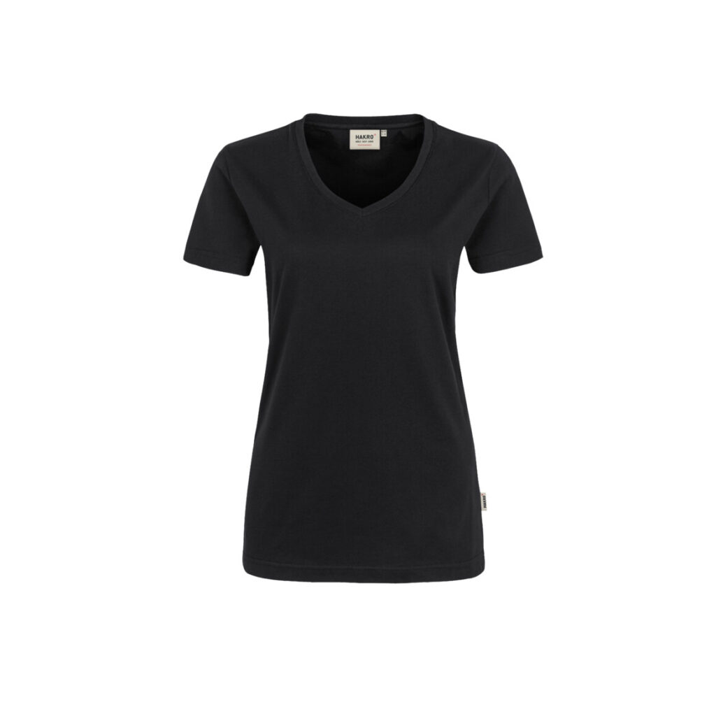 Women-T-Shirt Performance, SCHWARZ (50% BW/50% Polyester, 160 g/m²)