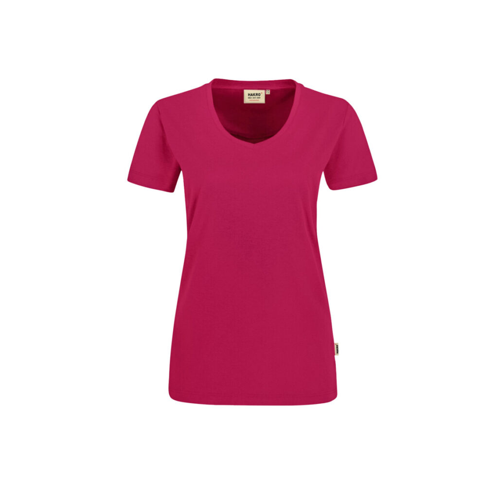 Women-T-Shirt Performance, MAGENTA (50% BW/50% Polyester, 160 g/m²)