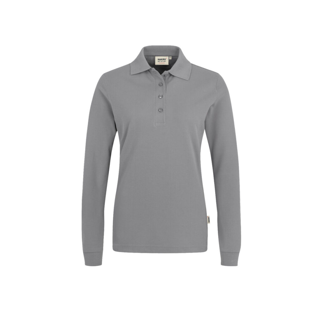 Women-Longsleeve-Poloshirt Performance, TITAN (50% BW/50% Polyester, 220 g/m²)