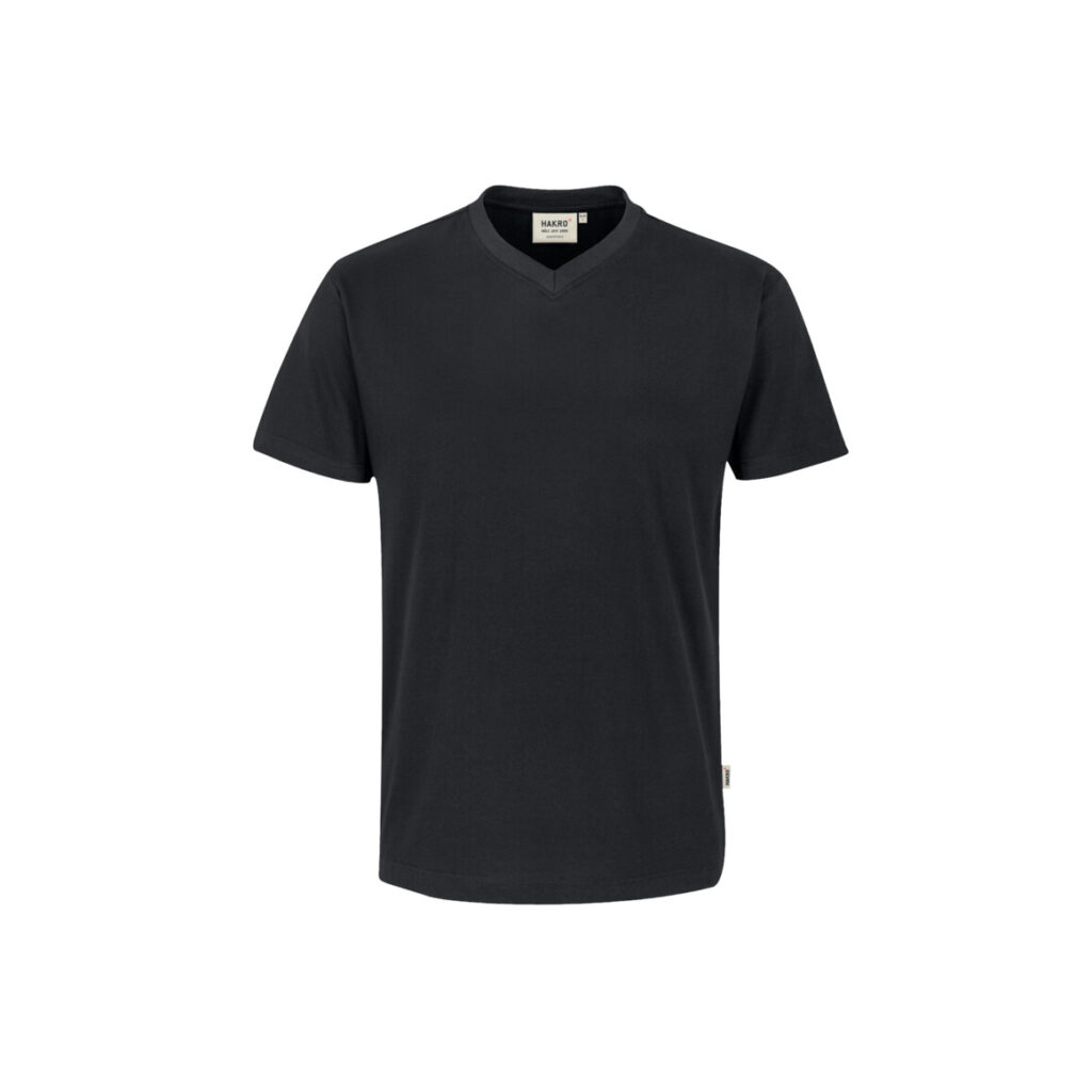V-Shirt Classic, SCHWARZ (100% Baumwolle, 160 g/m²)