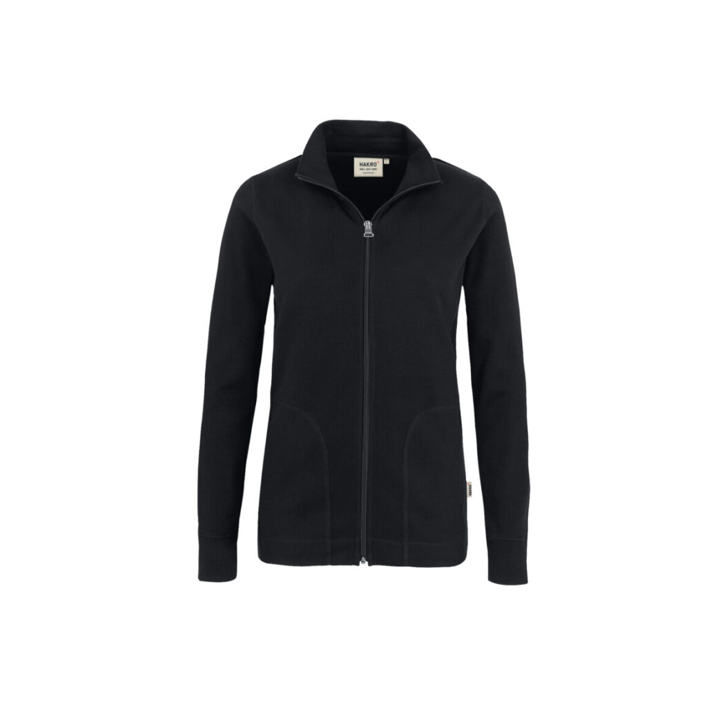 HAKRO Damen Interlockjacke schwarz