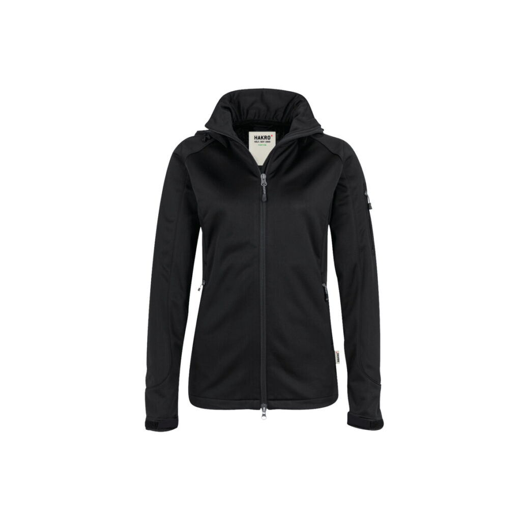 Women-Softshell-Jacke Alberta, SCHWARZ (100% Polyester)