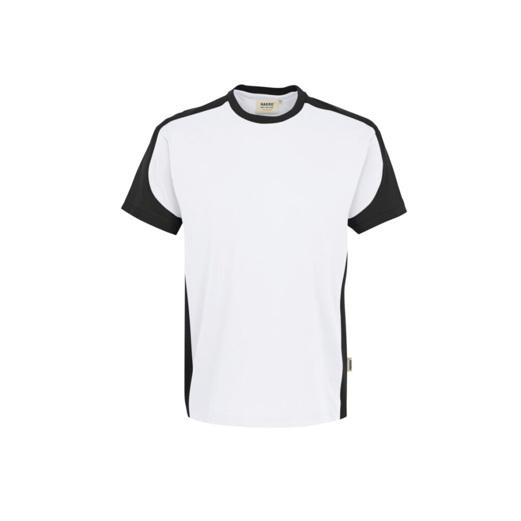 T-SHIRT-CONTRAST PERFORMANCE, Farbe weiss/anthrazit