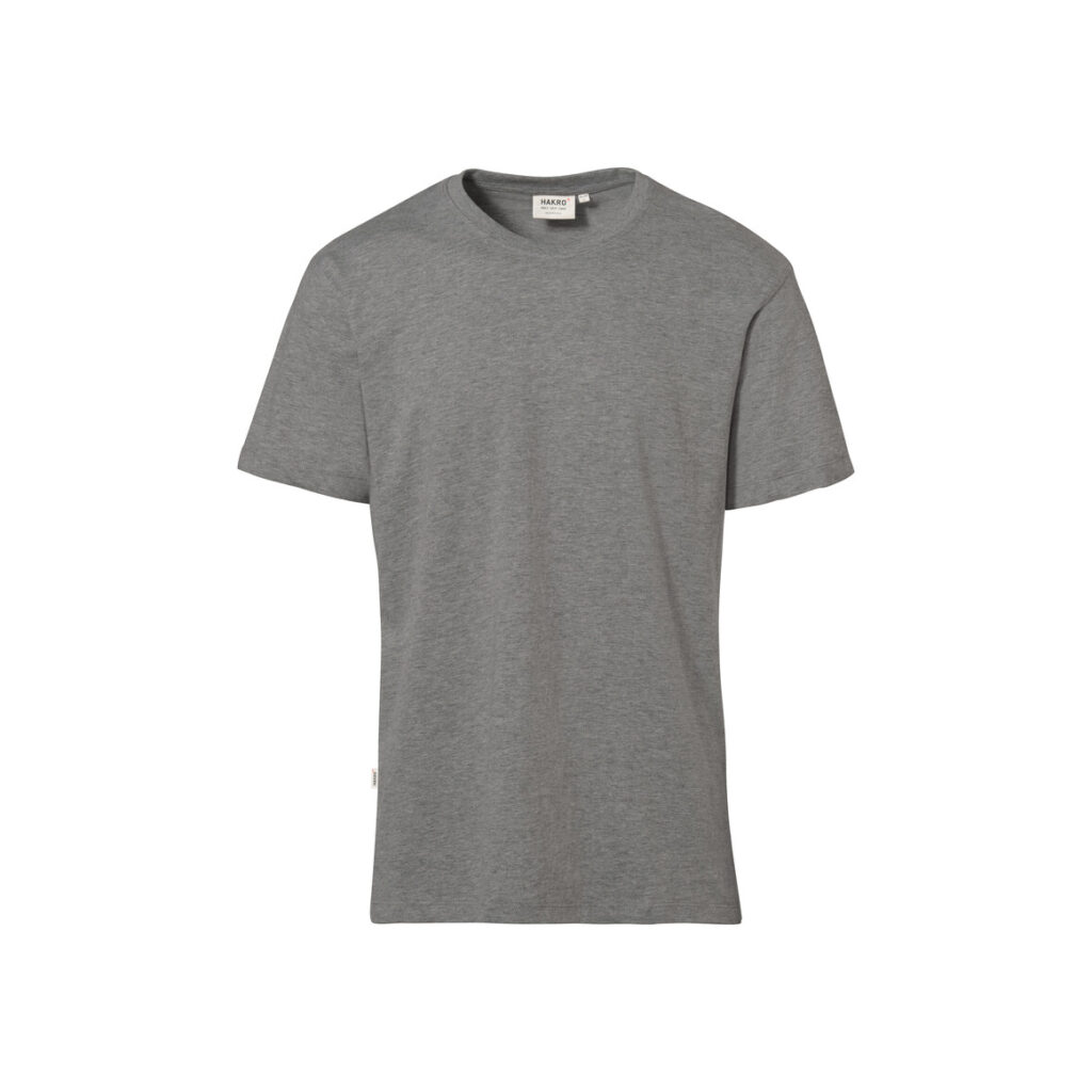 T-Shirt Classic, GRAU-MELIERT (85% BW/15% Viskose, 160 g/m²)