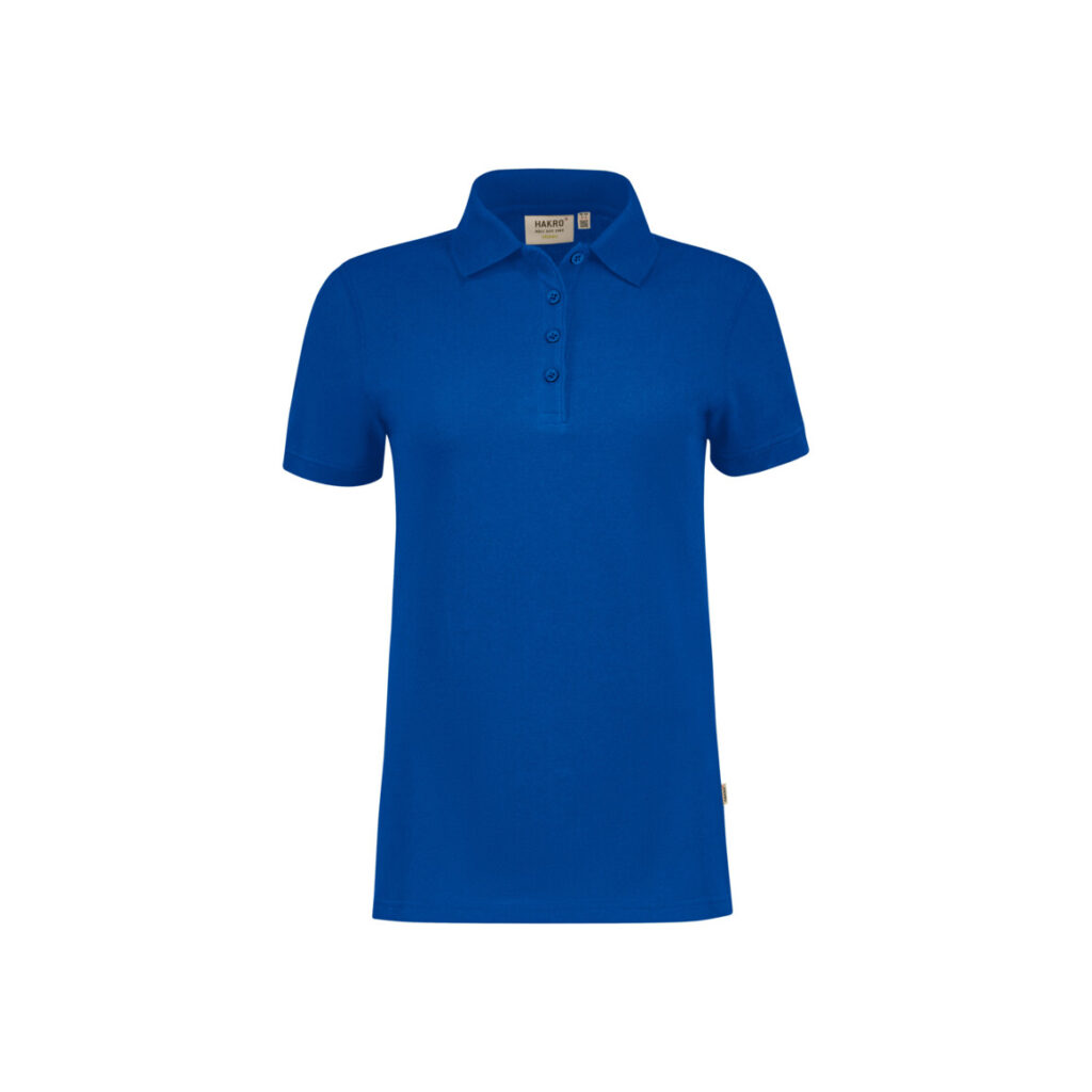 HAKRO Damen Poloshirt Bio-Baumwolle GOTS royalblau