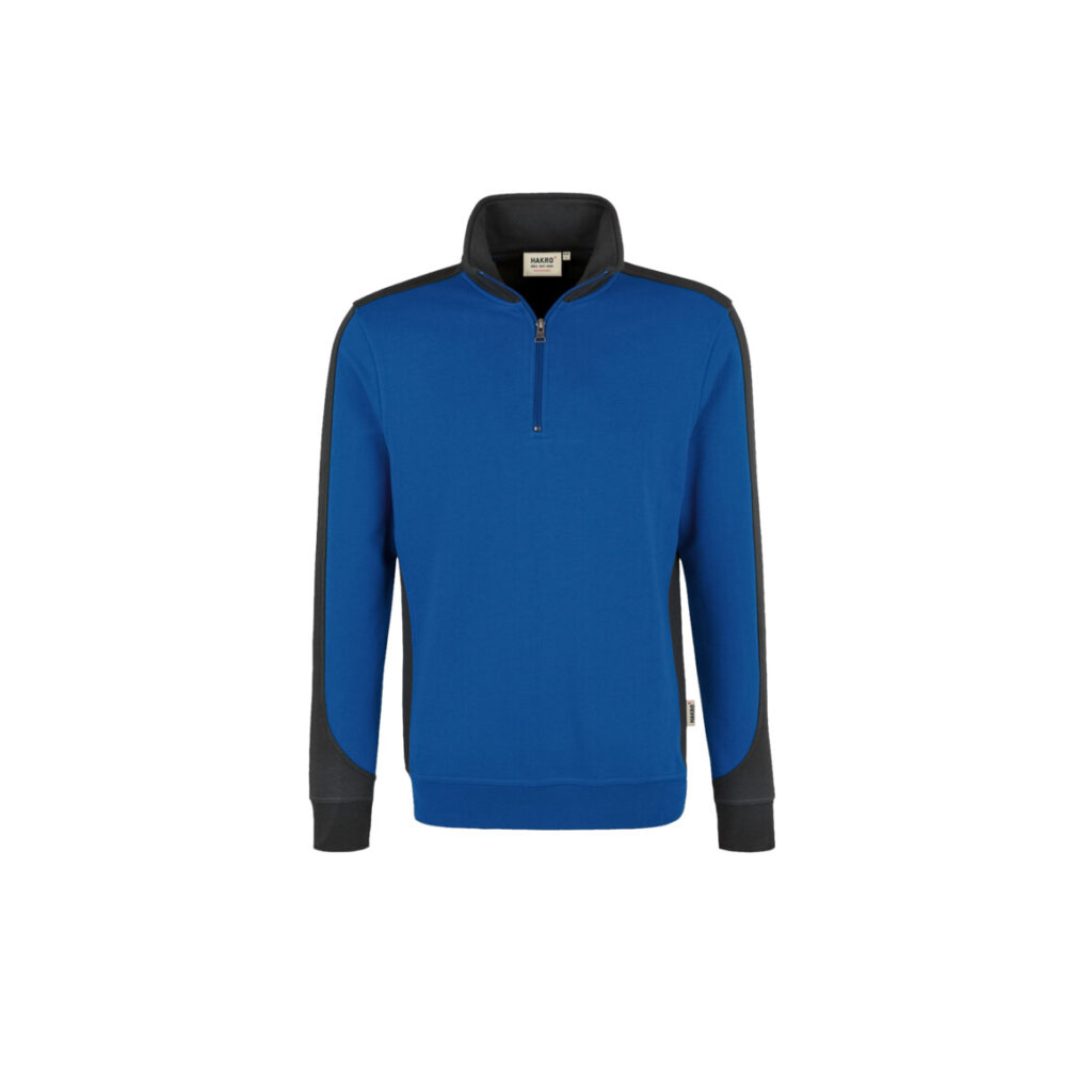 Zip-Sweatshirt-CONTRAST PERFORMANCE, Farbe royal/anthrazit