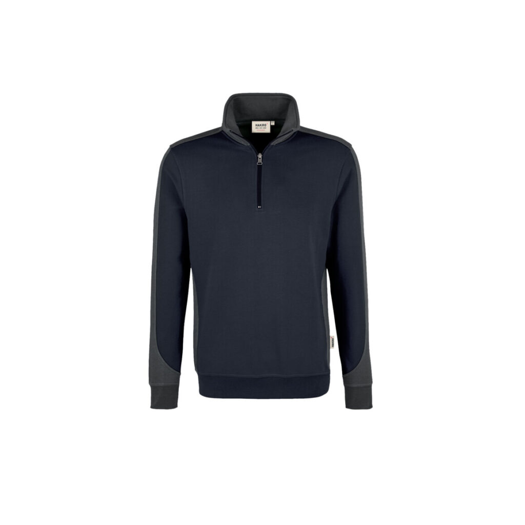 Zip-Sweatshirt-CONTRAST PERFORMANCE, Farbe tinte/anthrazit