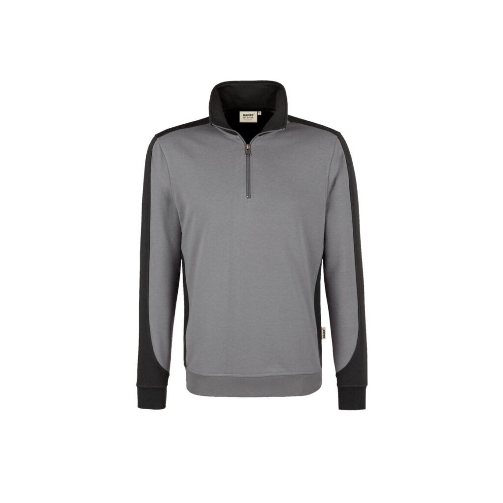 Zip-Sweatshirt-CONTRAST PERFORMANCE, Farbe titan/anthrazit