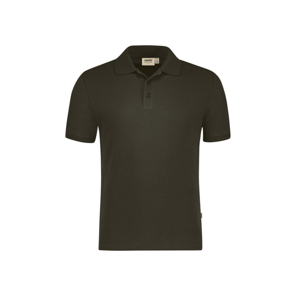 HAKRO Poloshirt Bio-Baumwolle GOTS olive