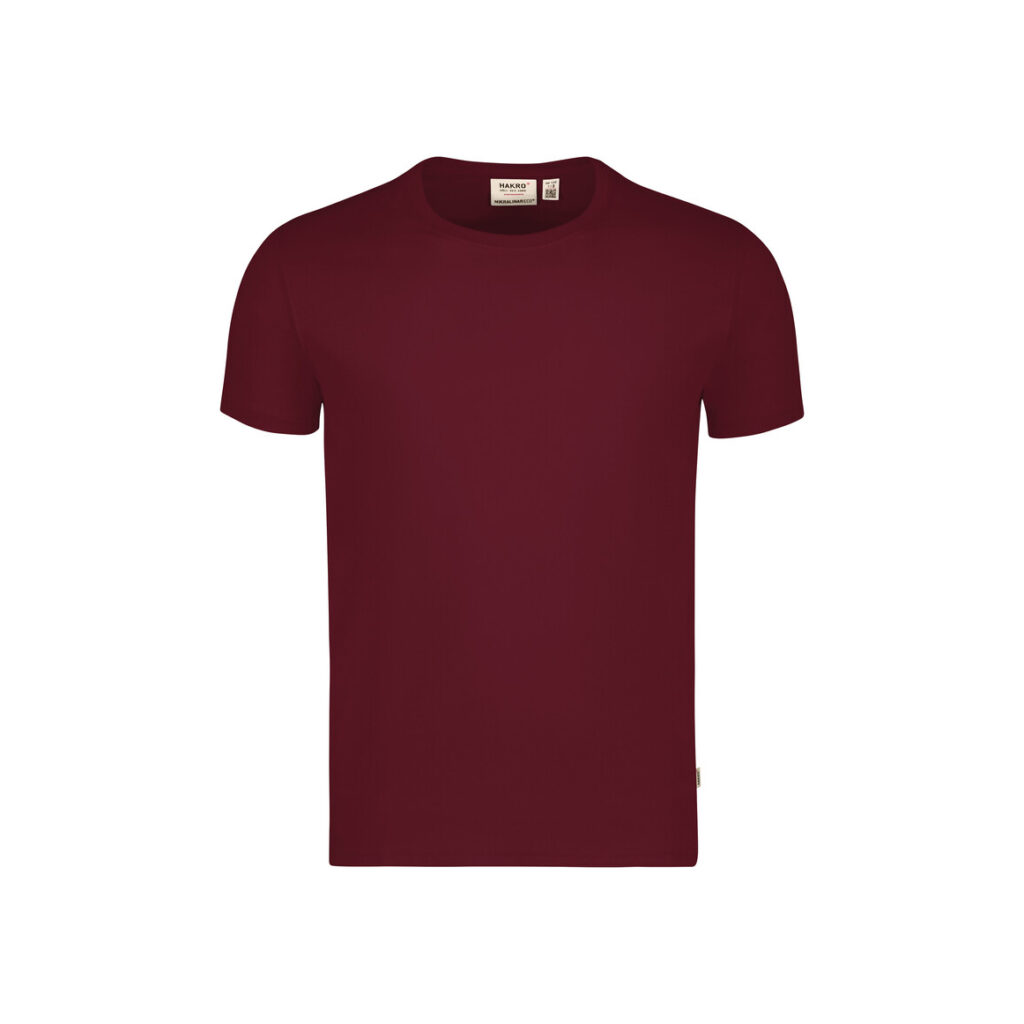 HAKRO T-Shirt MIKRALINAR® ECO GRS weinrot
