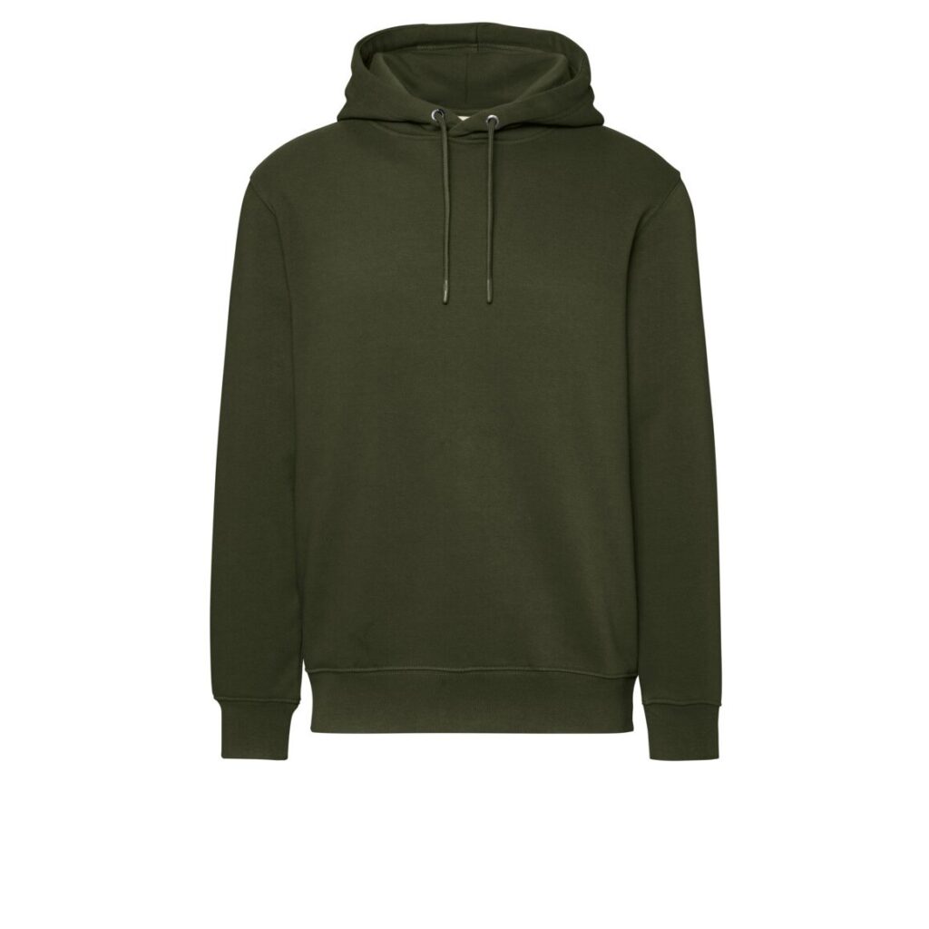 HAKRO Kapuzen-Sweatshirt Bio-Baumwolle GOTS olive