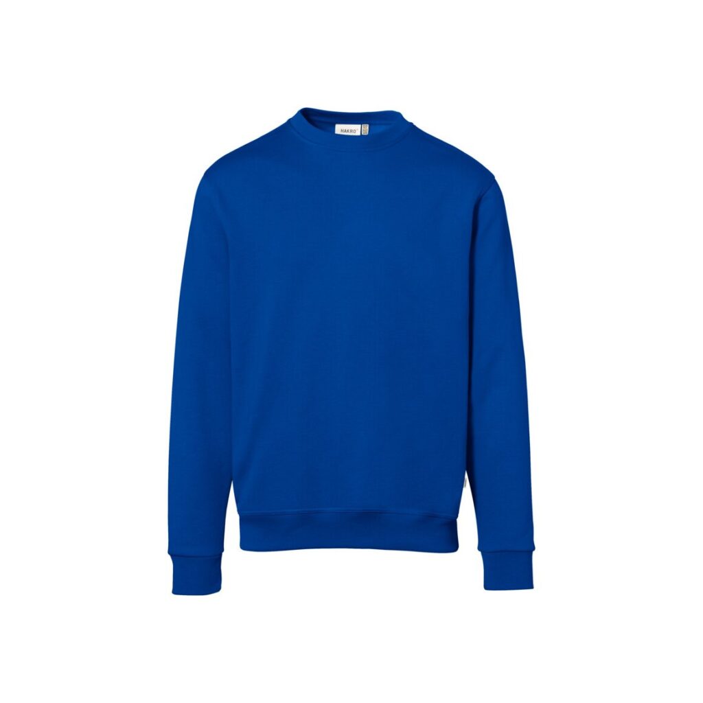 HAKRO Sweatshirt Bio-Baumwolle GOTS royalblau