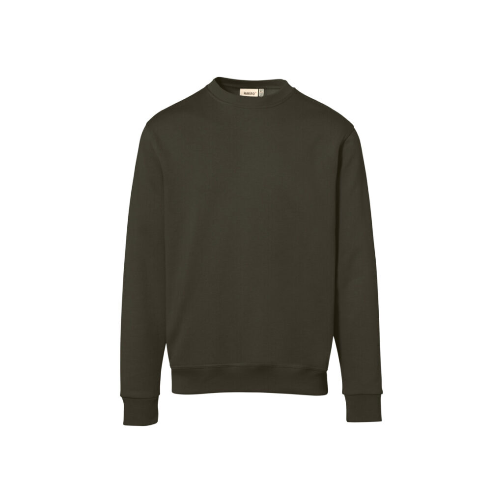 HAKRO Sweatshirt Bio-Baumwolle GOTS olive