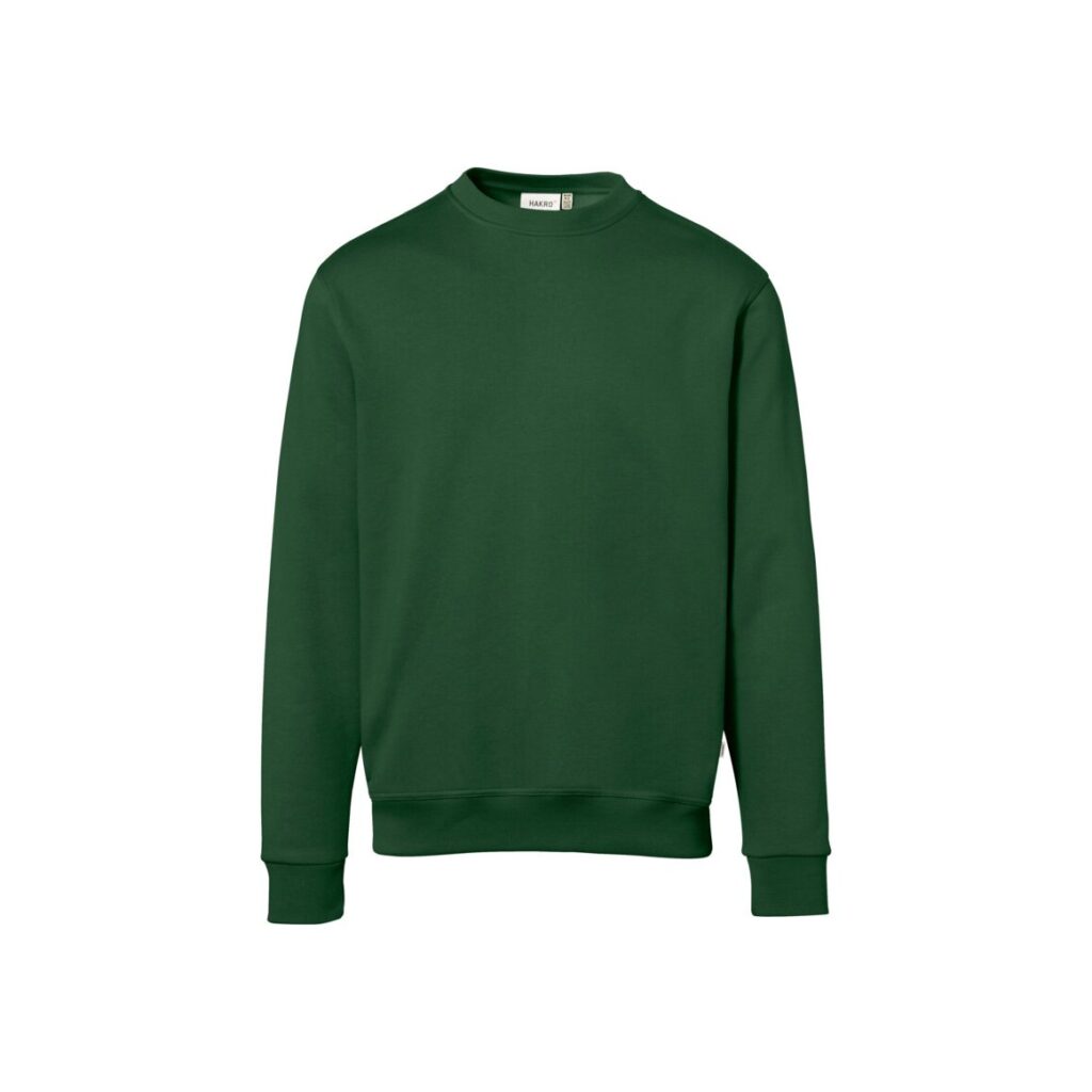 HAKRO Sweatshirt Bio-Baumwolle GOTS tanne