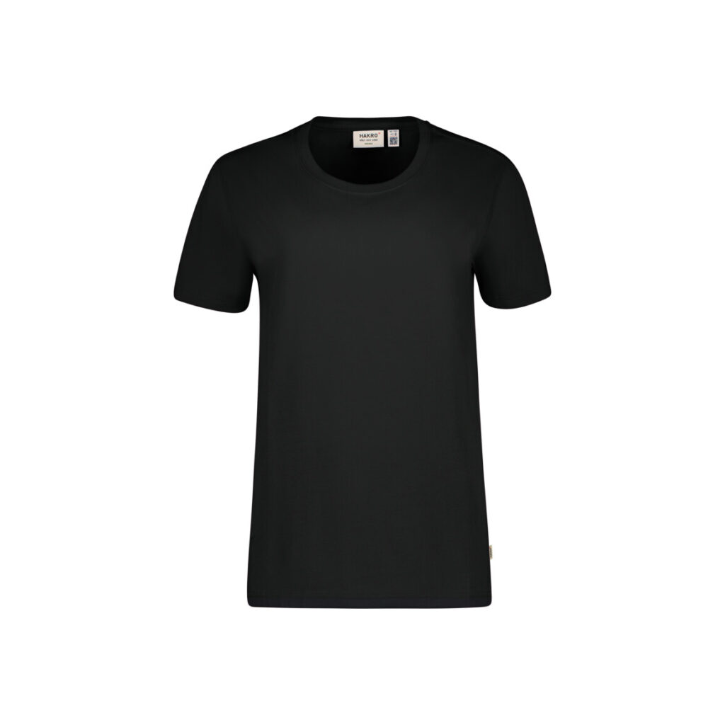 HAKRO T-Shirt Bio-Baumwolle GOTS schwarz