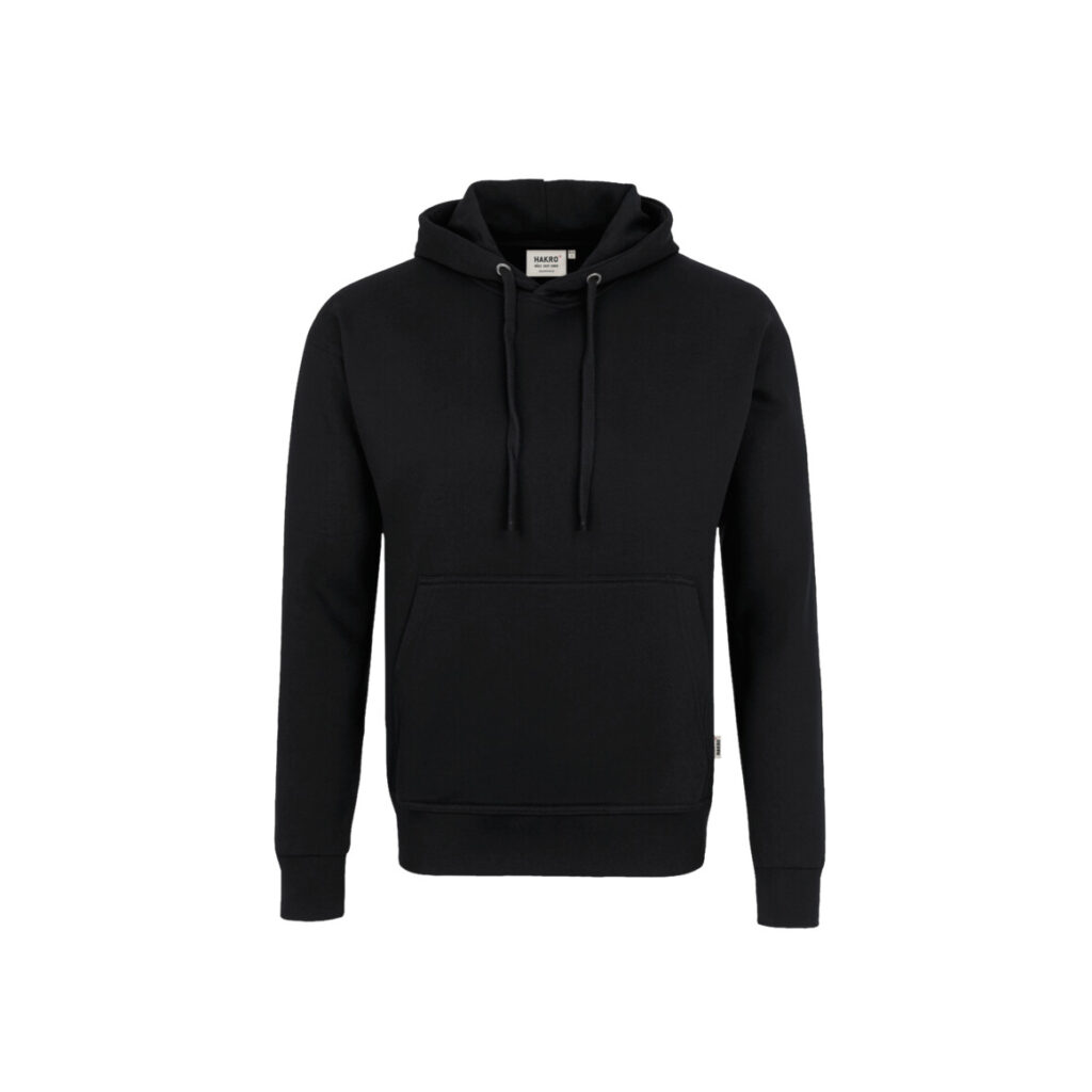 Kapuzen-Sweatshirt Premium,  70% BW/30% Pol., 300g/m², schwarz