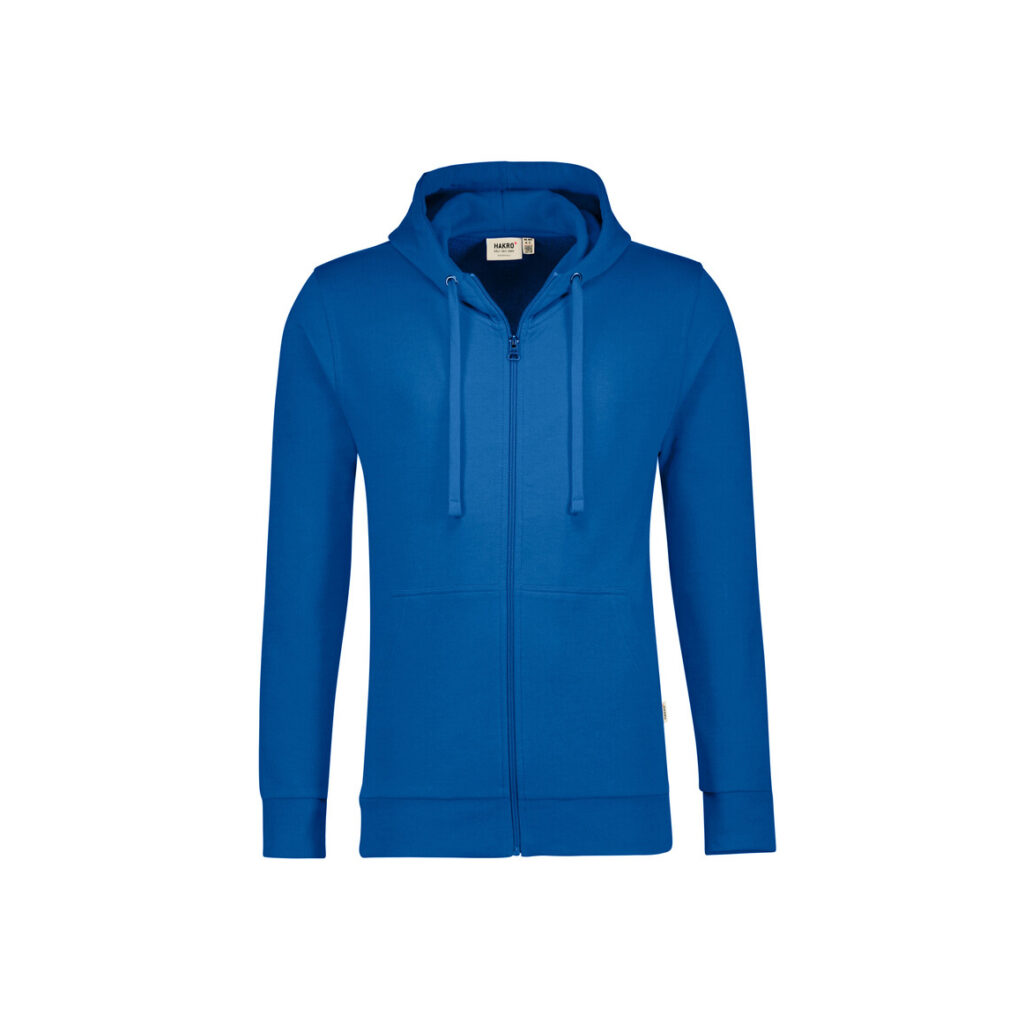 HAKRO Kapuzen-Sweatjacke Premium royalblau