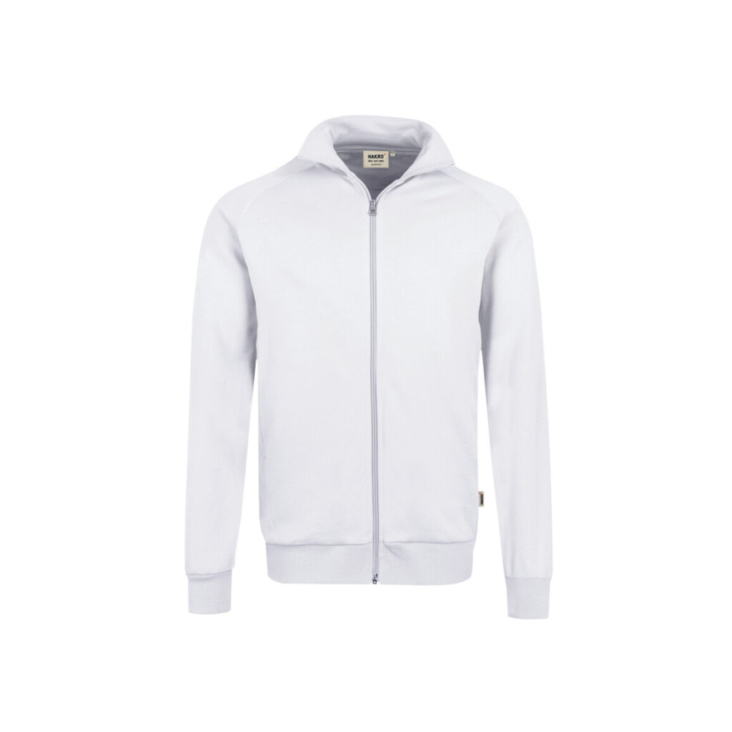 HAKRO Sweatjacke College weiß