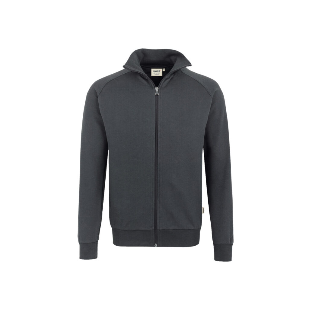 Sweatjacke College anthrazit