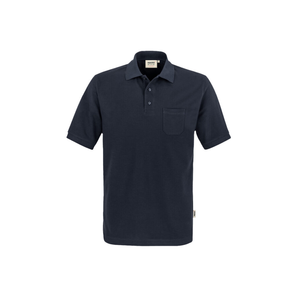 pocket-poloshirt performance, 200g/qm, 50% Pol./50% BW, tinte