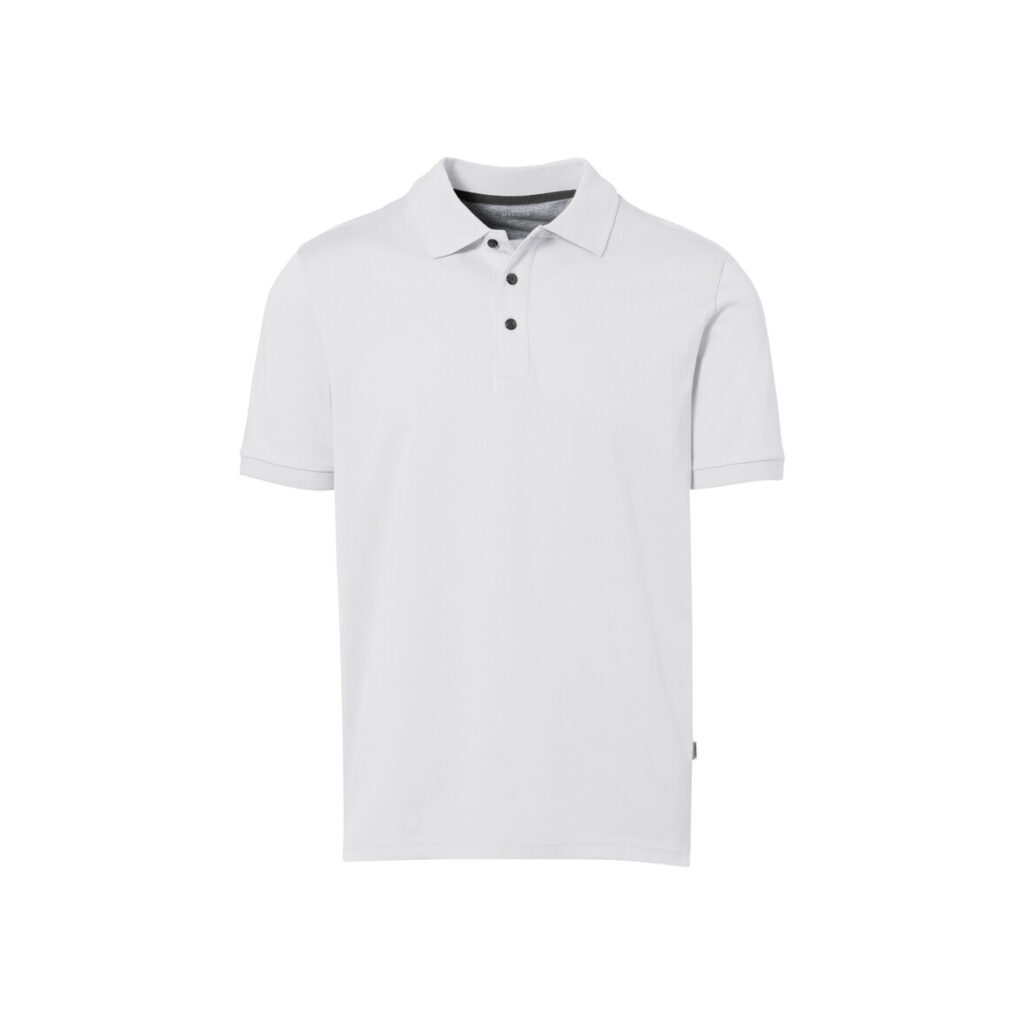 Poloshirt COTTON-TEC, WEISS (50% BW/50% Polyester, 185 g/m²),