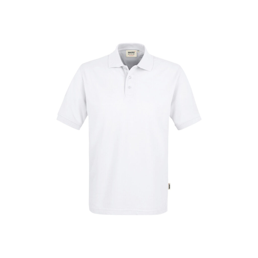 Poloshirt Performance, WEISS (50% BW/50% Polyester, 200g/m²)