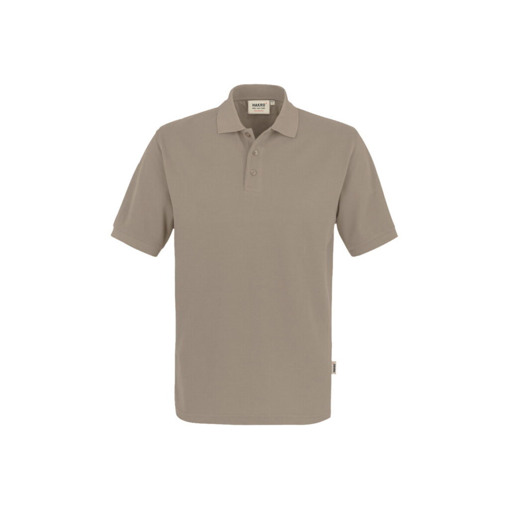 HAKRO Poloshirt MIKRALINAR®, KHAKI (50% BW/50% Polyester, 200g/m²)
