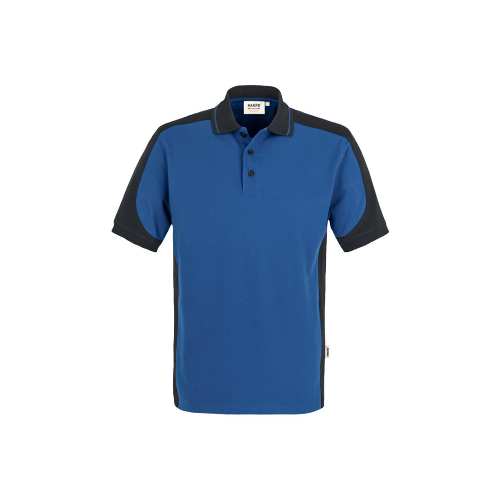 Poloshirt-CONTRAST PERFORMANCE, Farbe royal/anthrazit