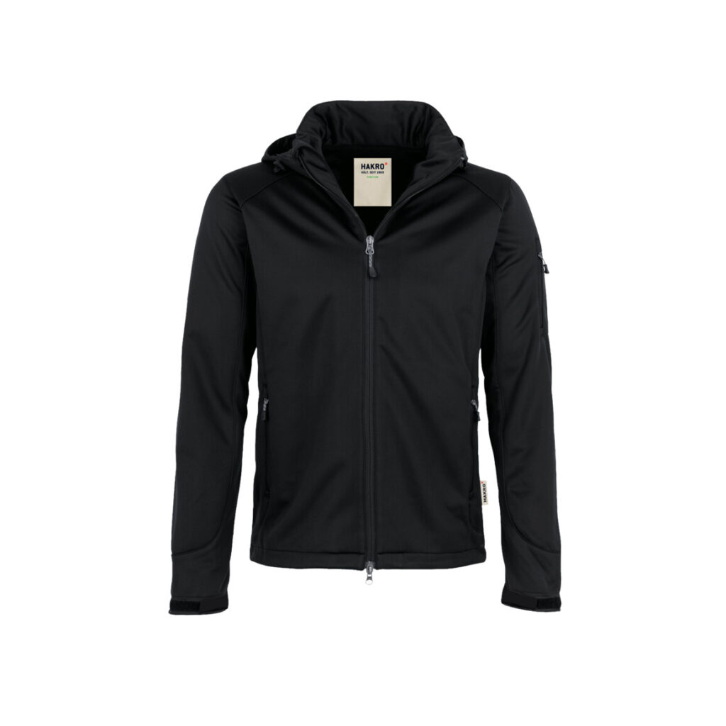 Softshell-Jacke Ontario, SCHWARZ (100% Polyester)
