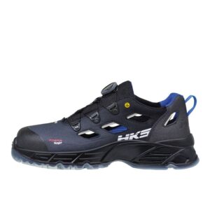 CPO-45 BOA Sandale, schwarz-blau, DIN EN ISO 20345:2011 SRC S1 P ESD