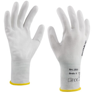 Art. J550   Nylonhandschuh, Farbe: weiß