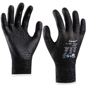 Art. 13880   Carex Mandal 1 Strickhandschuh, antistatisch, schwarze Beschichtung,  Farbe: schwarz