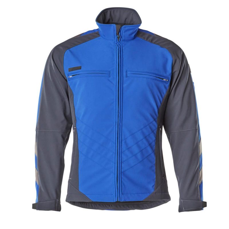 MASCOT® Dresden Softshelljacke kornblau/schwarzblau