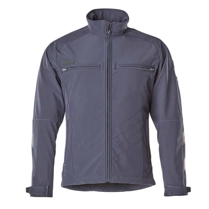 MASCOT® DRESDEN Soft Shell Jacke mit Stretch, SCHWARZBLAU (100% Polyester/305 g/m²)