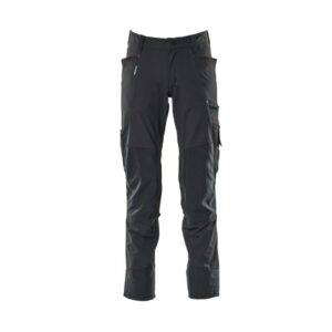 Hose mit Knietaschen, Stretchstoff, Farbe: schwarzblau